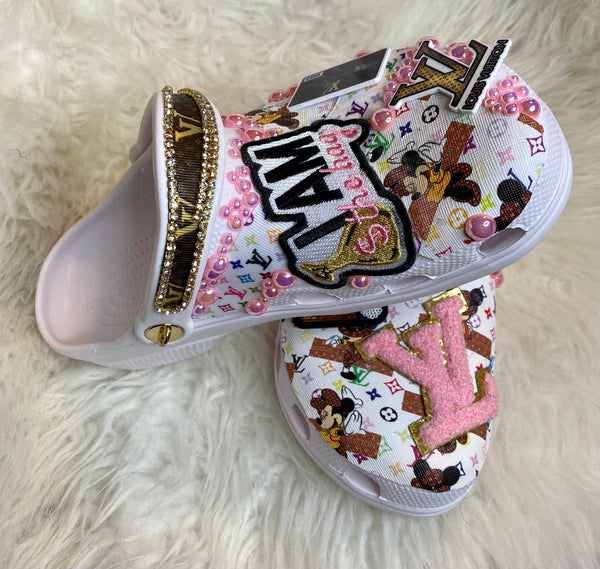 LV Crocs 2 Boujee Bundles Wigs Boutique